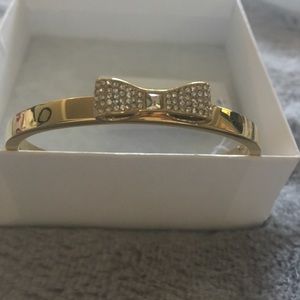 Kate Spade pave bow gold bracelet